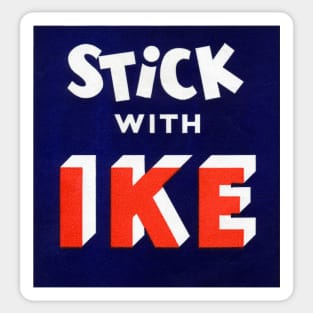 1956 Stick with IKE Sticker